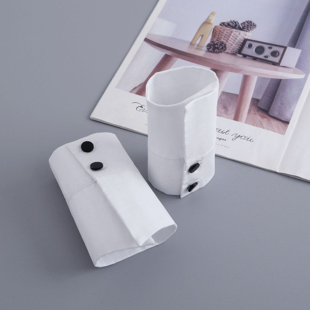 Winter Clothing Accessories - Trend White Fake Cuffs Button Decorative