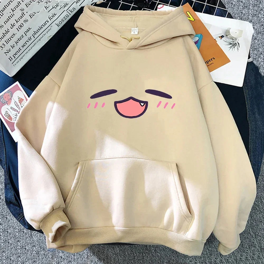 Winter Clothing Anime - Tako Takodachi Face Hoodie Anime Hololive