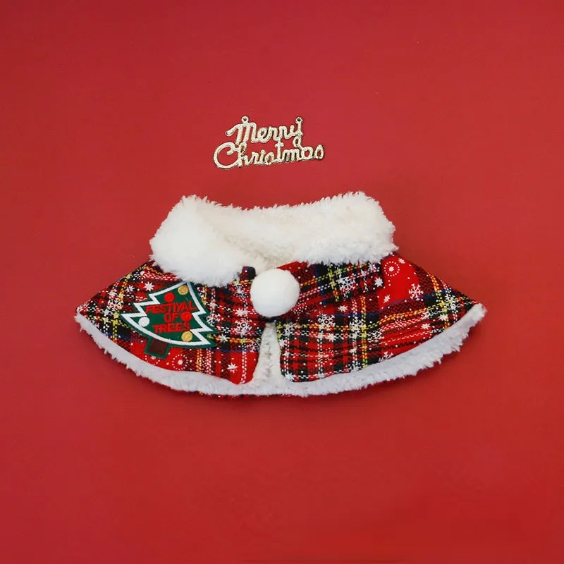 Cat Christmas Cloak Pet New Ye - Winter Clothing Accessories review and price