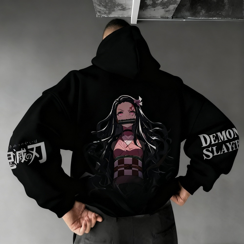 Demon Slayer Men's Hoodie Swea - Winter Clothing Anime review and price