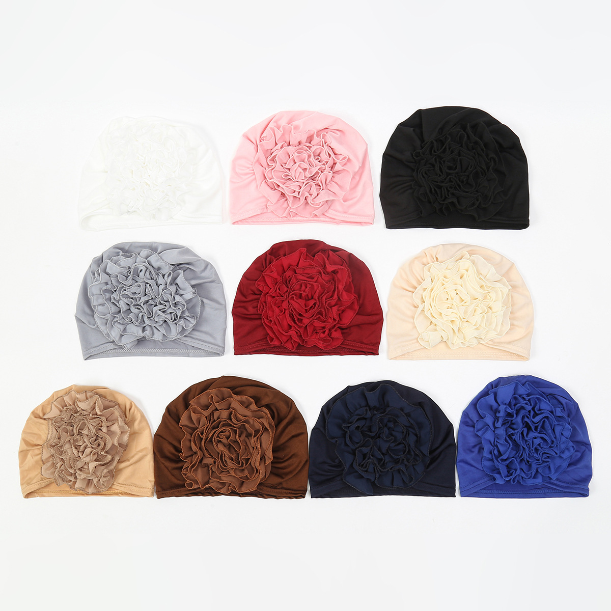 Solid Color Flower Decorated W - Winter Clothing Accessories review and price