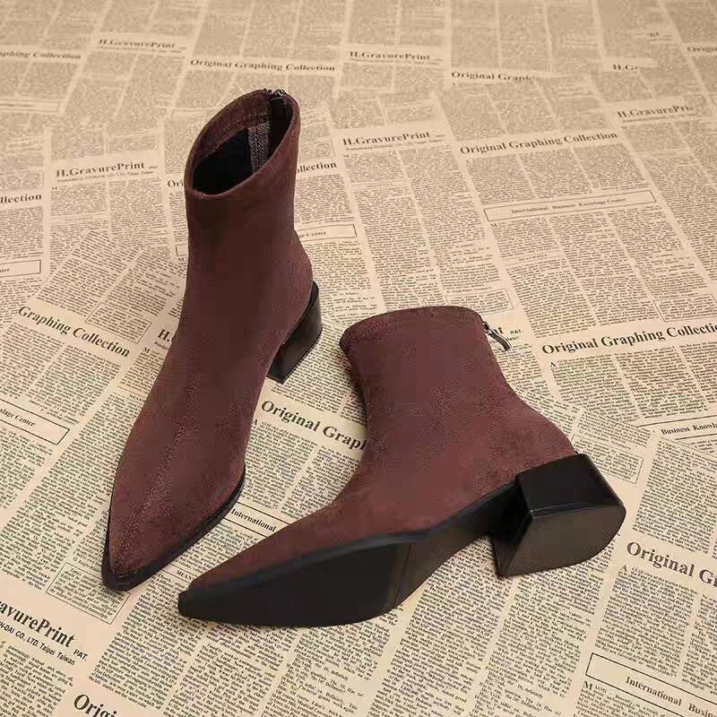 New Low Heel Women Mordern Ank - Winter Clothing For Woman review and price