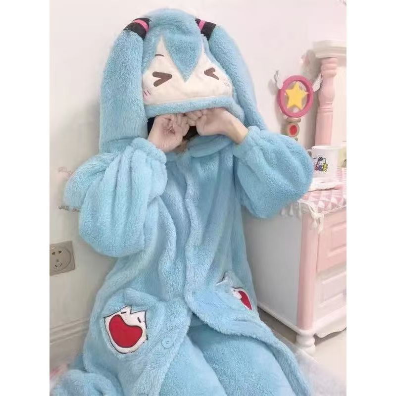 Miku Anime Pajamas Cute Winter - Winter Clothing Anime review and price
