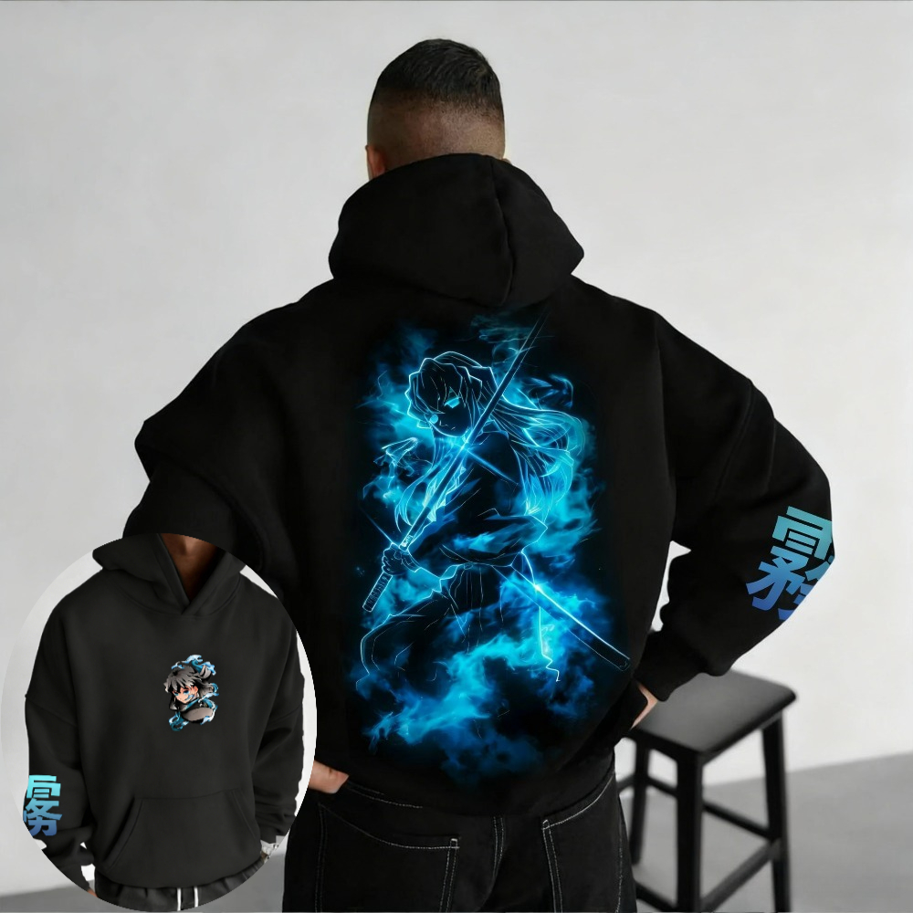 Demon Slayer Men's Hoodie Swea - Winter Clothing Anime review and price