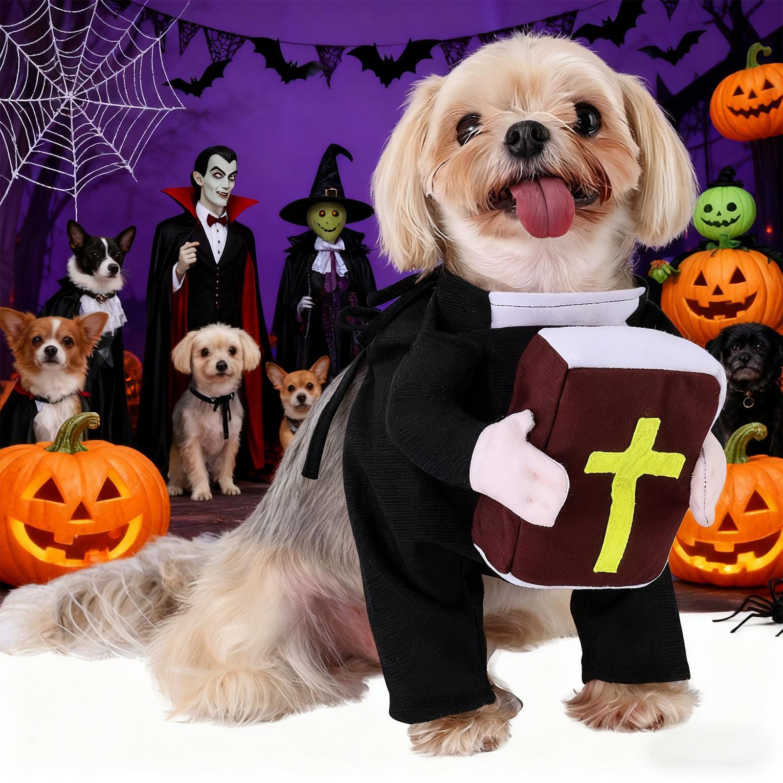 Dog Cosplay Costume Funny Dog  - Winter Clothing Dress Up review and price